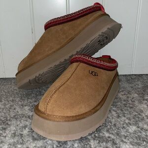 Ugg tan tazz platform slippers